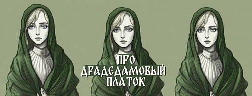 Драдедамовый платок 